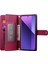Anti-Düşen Telefon Kılıfı Xiaomi Redmi Için Not 13 Pro + 5g Kılıf Fermuar Cüzdan Deri Telefon Kapak Standı Görünüm-Kırmızı (Yurt Dışından) 2