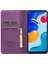 Anti-Düşen Telefon Kılıfı Için Xiaomi Redmi Not 12 Pro 4g Kılıf Pu Deri Cüzdan Halkalı Telefon Kılıfı Kapak-Mor (Yurt Dışından) 2