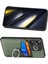 Anti-Düşen Telefon Kılıfı Xiaomi Poco F6 5g Kılıf Kart Yuvaları Halka Tutucu Kickstand Telefon Kapağı-Yeşil (Yurt Dışından) 4