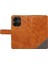 Anti-Düşen Telefon Kılıfı Xiaomi Redmi Için 13 5g/4g Kılıf Flip Darbeye Dalı Cüzdan Deri Telefon Kapağı Geometrik Çizgi-Kahverengi (Yurt Dışından) 5