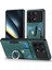 Anti-Düşen Telefon Kılıfı Için Xiaomi Poco F6 Pro Retro Kılıf Halka Tutucu Kickstand Deri + Tpu Kaymaz Koruyucu Kapak Kart Yuvaları-Yeşil (Yurt Dışından) 2