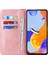 Anti-Düşen Telefon Kılıfı Xiaomi Redmi Için Not 11 Pro Kılıf Buzağı Dokusu 3 Kart Yuvaları Renk Ekleme Deri Telefon Kapağı-Pembe Kırmızı (Yurt Dışından) 2