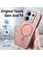 Anti-Düşen Telefon Kılıfı Için Xiaomi Poco X6 5g Deri Arka Kılıf Magsafe Cilt-Dokunmatik Telefon Kapak-Pembe ile Uyumlu (Yurt Dışından) 5