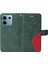 Anti-Düşen Telefon Kılıfı Deri Serisi Xiaomi Poco X6 5g Durumda Renk Ekleme Flip Halkalı Telefon Kılıfı Kapak-Yeşil (Yurt Dışından) 4