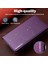 Anti-Düşen Telefon Kılıfı Için Xiaomi Poco X6 5g Kılıf Pu Deri Cüzdan Halkalı Telefon Kılıfı Kapak-Mor (Yurt Dışından) 5