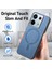 Xiaomi Poco X6 5g Deri Arka Kılıf Magsafe Cilt-Dokunmatik Telefon Kapak-Mavi ile Uyumlu Anti-Düşen Telefon Kılıfı (Yurt Dışından) 5
