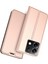 Anti-Düşen Telefon Kılıfı Için Xiaomi Poco X6 5g Kılıf Pu Deri Telefon Kapak Kart Yuvası Tutucu Gizli Manyetik Kapatma-Gül Altın (Yurt Dışından) 1