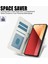 Anti-Düşen Telefon Kılıfı Xiaomi Poco X6 5g Kılıf Pu Deri Standı Görünüm Telefon Cüzdan Kapak El Kayışı Ile-Beyaz (Yurt Dışından) 2
