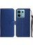 Anti-Düşen Telefon Kılıfı Xiaomi Poco X6 5g Kılıf Pu Deri Flip Telefon Kapak Cüzdan Kart Yuvası Tutucu-Mavi (Yurt Dışından) 1