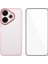 Anti-Düşme Telefon Kılıfı Xiaomi Redmi 13 5g/4g Tpu Kılıf Temperli Cam-Şeffaf Pembe ile Elektroliz Çerçeve (Yurt Dışından) 1