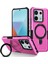 Anti-Düşen Telefon Kılıfı Için Xiaomi Poco X6 5g Kılıf Halka Tutucu Kickstand Tpu + Pc Telefon Kapağı-Pembe (Yurt Dışından) 1