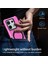 Anti-Düşen Telefon Kılıfı Için Xiaomi Poco X6 5g Kılıf Halka Tutucu Kickstand Tpu + Pc Telefon Kapağı-Pembe (Yurt Dışından) 5