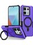 Anti-Düşen Telefon Kılıfı Için Xiaomi Poco X6 5g Kılıf Halka Tutucu Kickstand Tpu + Pc Telefon Kapağı-Mor (Yurt Dışından) 1
