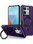 Anti-Düşen Telefon Kılıfı Için Xiaomi Poco X6 5g Kılıf Halka Tutucu Kickstand Tpu + Pc Telefon Kapağı-Koyu Mor (Yurt Dışından) 1