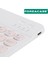 Tablet ve Telefonlar Için Şarjlı Yuvarlak Tuşlu Bluetooth Kablosuz Klavye - FC756 2