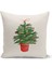 Yılbaşı Serisi Çift Tarafı Dijital Baskılı 4'lü Kırlent Kılıfı Seti (Christmas Noel Cushion Cover) 4