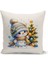 Yılbaşı Serisi Çift Tarafı Dijital Baskılı 4'lü Kırlent Kılıfı Seti (Christmas Noel Cushion Cover) 2