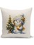 Yılbaşı Serisi Çift Tarafı Dijital Baskılı 4'lü Kırlent Kılıfı Seti (Christmas Noel Cushion Cover) 3