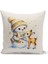 Yılbaşı Serisi Çift Tarafı Dijital Baskılı 4'lü Kırlent Kılıfı Seti (Christmas Noel Cushion Cover) 5