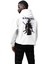 Samurai Ön ve Sırt Baskılı 3 Iplik Kalın Kışlık Sweatshirt Hoodie 1