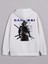 Samurai Ön ve Sırt Baskılı 3 Iplik Kalın Kışlık Sweatshirt Hoodie 4