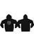 Together Baskılı Oversize Unisex 3iplik Kalın Kışlık Sweatshirt 3