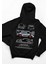 Porsche Ön ve Sırt Baskılı Siyah 3 Ip Kalın Kumaş Unisex Sweatshirt Hoodie 1