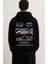 Porsche Ön ve Sırt Baskılı Siyah 3 Ip Kalın Kumaş Unisex Sweatshirt Hoodie 3