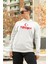 Türkiye 'm Baskılı 3 Iplik Kalın Kışlık Sweatshirt Hoodie 2