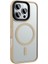 Apple iPhone 16 Pro Kılıf Kamera Hassas Buton Magsafe Şarj Destekli Arkası Mat Flet Kapak 5