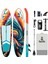 11' 335 cm Sup Şişme Kürek Sörfü Stand Up Paddle Board Azure Swirl 1