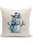 Yılbaşı Serisi Çift Tarafı Dijital Baskılı 8'li Kırlent Kılıfı Seti (Christmas Noel Cushion Cover) 3