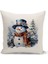 Yılbaşı Serisi Çift Tarafı Dijital Baskılı 8'li Kırlent Kılıfı Seti (Christmas Noel Cushion Cover) 2