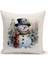 Yılbaşı Serisi Çift Tarafı Dijital Baskılı 8'li Kırlent Kılıfı Seti (Christmas Noel Cushion Cover) 3