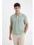 New Regular Fit Polo Yaka Kısa Kollu Tişört D5996AX24SM 4