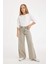 Kız Çocuk Wide Leg Geniş Bol Paça Cepli Jean Pantolon D7178A824WN 3