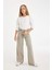 Kız Çocuk Wide Leg Geniş Bol Paça Cepli Jean Pantolon D7178A824WN 4