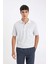 Regular Fit Basic Düz Kısa Kollu Pike Polo Tişört X7133AZ24SM 3
