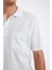 Regular Fit Basic Düz Kısa Kollu Pike Polo Tişört X7133AZ24SM 5