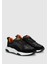 Siyah Deri Erkek Sneaker 2