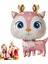 Geyik 6 Yaş Balon Set Ceylan Balon Woodland Konsept Pembe Geyik Balon ve Rakam Balon 2