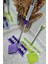 Sihirli mop set, yedek bezli, 180° dönebilen, cam ve yüzey temizleme aracı, yeşil renk 5