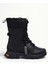 Siyah Kadın Kar Botu 1143839 Dış Materyal ve Topuk Tipi ile Günlük Kullanım için 1