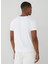 Bisiklet Yaka Beyaz Erkek T-Shirt HM500797 3