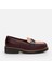 01AYH291760A737 Deri Bordo Kadın Loafer 1