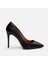 01AYH291090A100 Hakiki Deri Siyah Kadın Stiletto 1