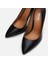 01AYH291090A100 Hakiki Deri Siyah Kadın Stiletto 4