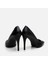 01AYH291090A100 Hakiki Deri Siyah Kadın Stiletto 5