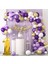 Çıtıpıtıstore Özel 1 Yaş Macaron Mor Balon Zinciri Seti 1