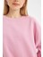 Coool Oversize Bisiklet Yaka Kalın Basic Sweatshirt A4177AX24WN 4